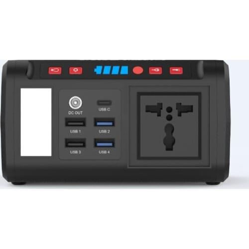 S81 80W portable mini solar generator built in 20000mAh lithium battery AC output 110V/220V