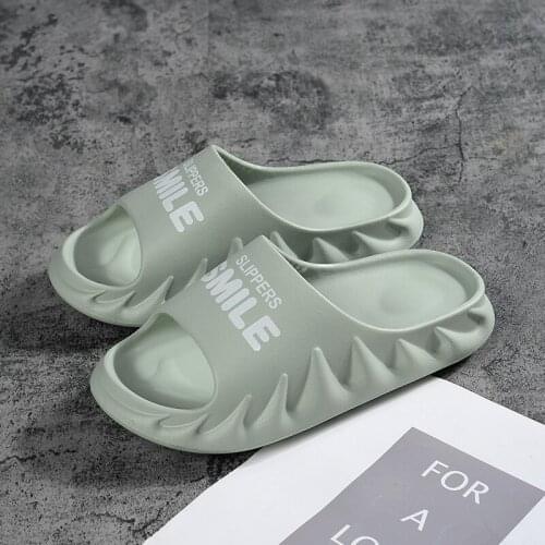 New Personality Summer Couples Slippers soft Quick Dry Casual Shoes Beach Sandals Non-slip Slides women Slippers Home Bathroom