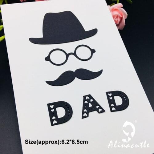 Die cut metal cutting die fathers day dad hat Scrapbooking album papercraft handmade card stencil art cutter punch die