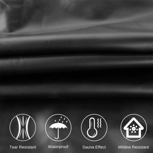 Sports Sweating Sauna Clothes Shaper Shirt Heavy Duty Loss Workout Exercise Anti-rip Black Sport Suit Weight Fitness Fitnes Y6B6