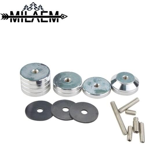 1 Set Archery Balance Weight Stabilizer Weight Counterweight Kit Balance Weight Stainless Steel Balance Rod Damper For Hunting