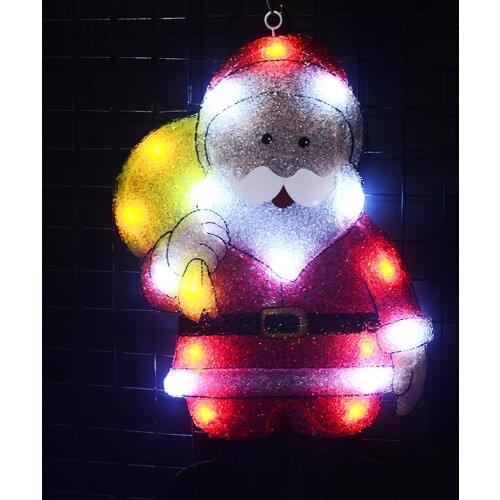 Toprex 2D christmas santa clause navidad exterior led decoration xmas party lights christmas decorations for home