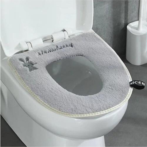 Winter toilet mat seat cover Closestool Cushion Bathroom Ware Warth Antifouling Cleanable Easy to assemble