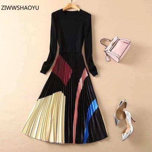 Модные трикотажные платья Ziwwshaoyu China At AliExpress