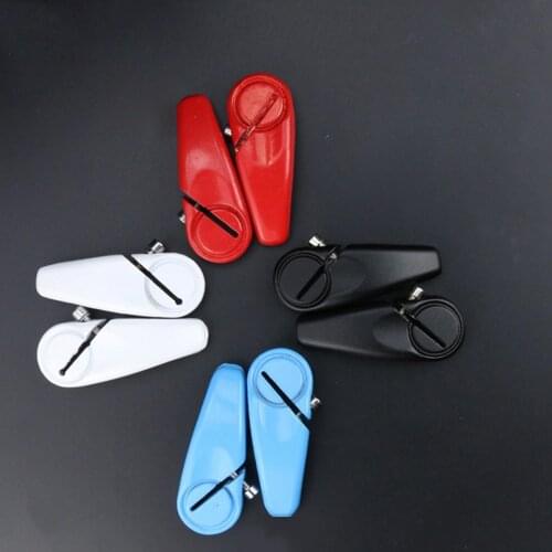 1 Pair Cycling Aluminum Alloy Bike Lock-on Horn Bicycle Deputy Vice Handlebar