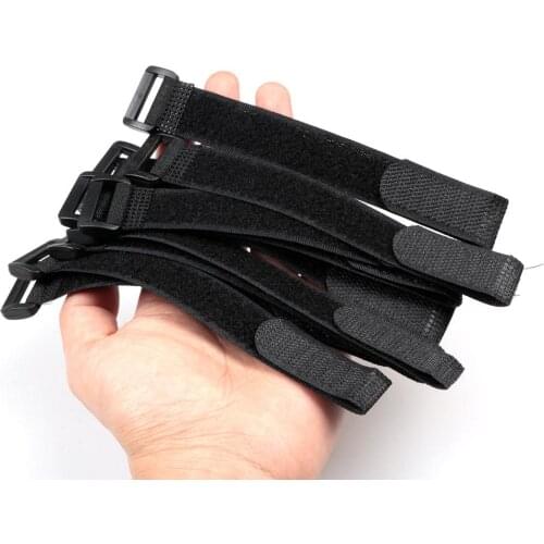 10pcs Reusable Fishing Rod Tie Holder Strap Suspenders Fastener Hook Loop Cable Cord Ties Belt Fishing Tackle Pesca Iscas Tools