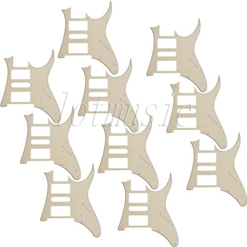 10Pcs New Cream HSH Guitar Pickguard For Ibanez RG250 Style Replacement