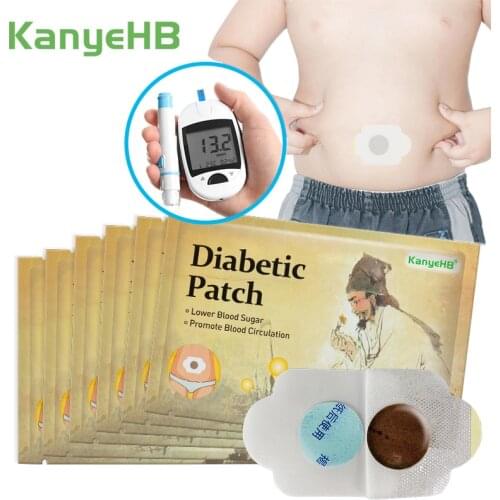 12pcs/2bags Diabetes Patch Lower Blood Sugar Value Balance Treatment Diabetic Natural Herbal Medical Diabetes Cure Plaster A602