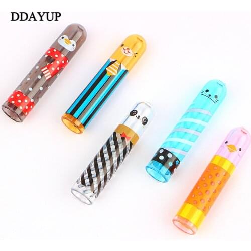 5Pcs/set Cute Animal Pencil Lengthen Extender Holder Portable Pencil Extender for Office School Stationery