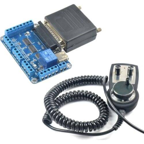 NC200 6 Axis USB Mach 3 CNC Controller Board Card + MPG02 Pulse Generator Handwheel