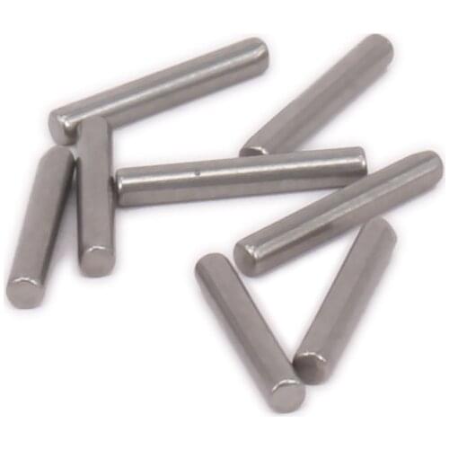 8pcs Steel 2x10 mm Axle cross adapter Pins Wheel Hex fit 1:10 For RC Model Cars Himoto HSP Tamiya TRAXXAS E10MTL E10MT E10BP