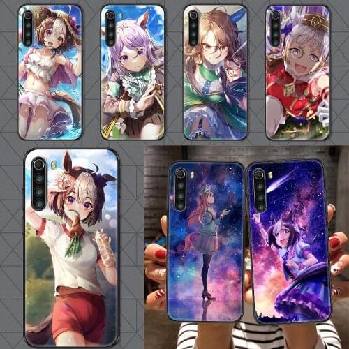 Pretty Derby Phone case For Xiaomi Redmi Note 7 7A 8 8T 9 9A 9S 10 K30 Pro Ultra black 3D cell cover painting funda silicone