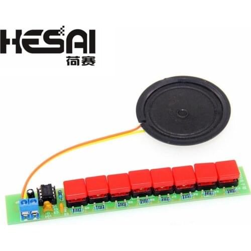 NE555 Keyboard Parts DIY Electronic Eight Note Keyboard Production Kit