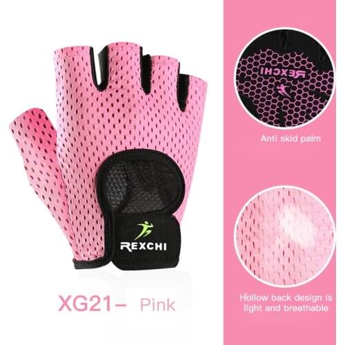 Summer Breathable Non-slip Half Finger Gloves Cycling Yoga Bodybuilding Gloves Gym Weightlifting Training Thin Cycling Equipment
