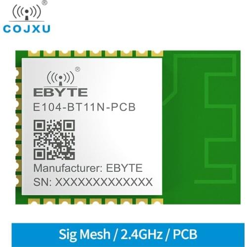 E104-BT11N-PCB EFR32 2.4GHz Blutooth Module BLE Mesh Networking 20dBm PCB Antenna Ad Hoc Wireless Transceiver Reciever