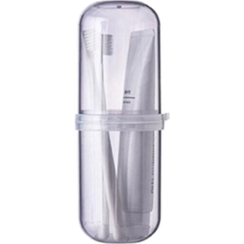 1PC Portable Toothbrush Case Organizer Hiking Campsite Storage Box Travel Teeth Brush Coverage Tooth Paste Wash Cup Holder