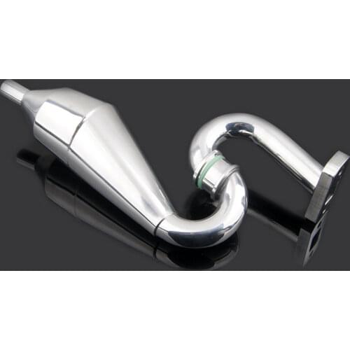 HSP 1:5 gasoline vehicle 94054 special exhaust pipe aluminum alloy upgrade exhaust pipe 054700