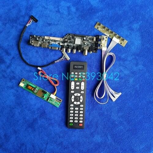 For N150X3-L01/L03/L05/L07/L08/L09/L0A 1024*768 3663 digital LVDS 30-Pin DVB-T 1CCFL USB+AV LCD screen controller board kit