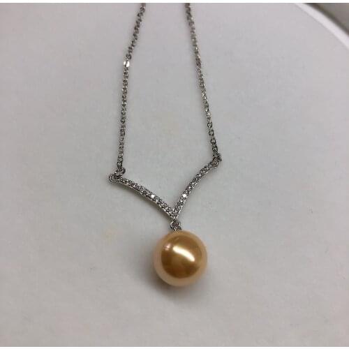 Hot New Necklace Mountings Necklace Pendant Chain Findings Settings Jewelry Parts Fittings Charm Accessories for Pearls