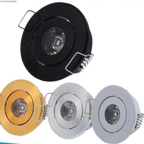 Mini Spot LED white Ceiling Recessed Downlight Aluminium 110V-220V Home Under Cabinet Lights holesize 42-45mm