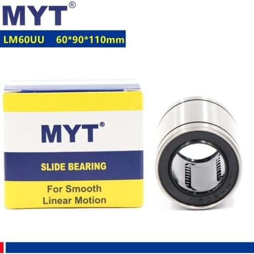 MYT high precision LM60UU 60*90*110mm Linear Bushing 60mm CNC Linear slide Bearings 3d printer parts
