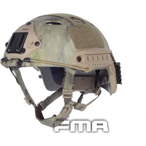 New Outdoor FMA FAST Protecive Helmet-PJ TYPE Tactical Helmet A-tacs For Airsoft Paintball