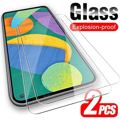2Pcs Tempered Protector Glass For Samsung Galaxy F52 5G On Samsun F 52 6.6" SM-E5260 Safety Clear Protective Phone Screen Film