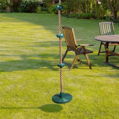 12'' Climbing Rope With Platform & Disc Tree Swing Seat Set Fun For Kids Outdoor Garden Simple Good Quality And Convenient Toy