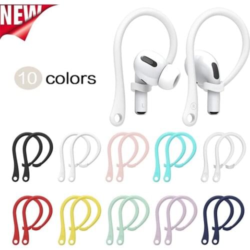 2PCS Anti-fall Bluetooth Wireless Headset Earhooks Earphone Protector case Holder Sports Anti-lost Ear Hook for Air-pods 1 2 Pro