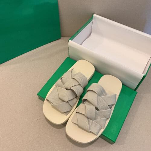 2021 Top Quality New Fashion Genuine Leather Slipper Women Luxury Shoes Women Designers