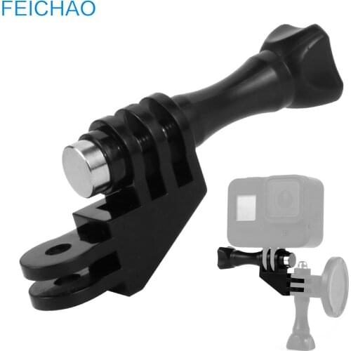 90 Degree Direction Elbow Tripod Adapter 360 Swivel Magnetic Suction Cup Pivot Arm Mount for GoPro Hero 9 8 7 5 Action Camera