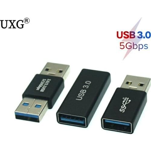USB 3.0 Extender Adapter F/M M/M F/F USB A Connector Extension Converter Adapter Coupler for PC Computer Phone OTG