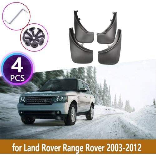 Car Mudguards For Land Rover Range Rover L322 2003~2012 Cladding Splash Mud Flaps Mud Guard Mudflap Accessories 2004 2005 2006