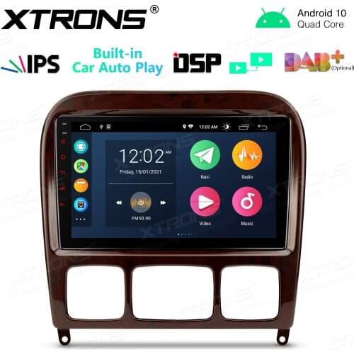 9" Android 10.0 OS Car Multimedia System Player GPS Radio for Mercedes-Benz S-Class W220 1998-2005 with Dual Zone Function