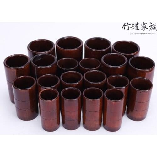 Traditional Chinese Medicine carbonized Bamboo pot cans plantar Cupping Jar fire cup for back arms foot sole neck spine freeship