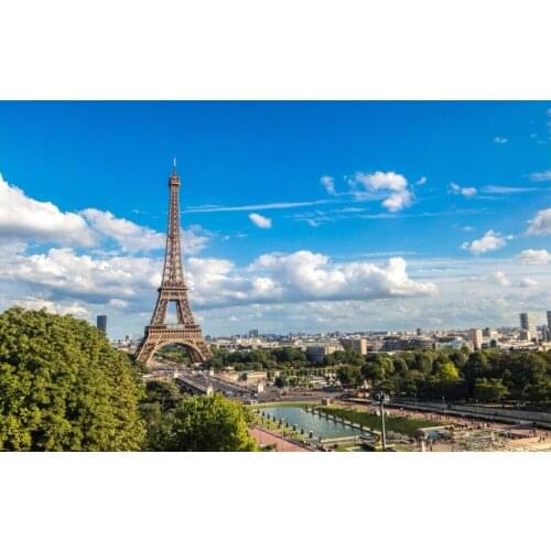 Tower sunny day The wooden puzzle 1000 pieces ersion jigsaw puzzle white card adult childrens educational toys
