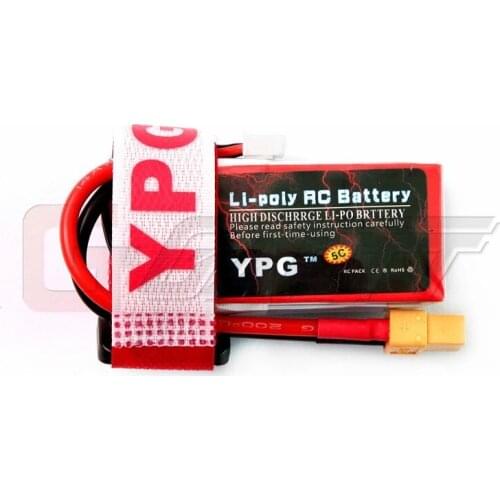 Gartt YPG 850mAh 3S 11.1V 70C LiPo Battery for RC Helicopter Car Boat
