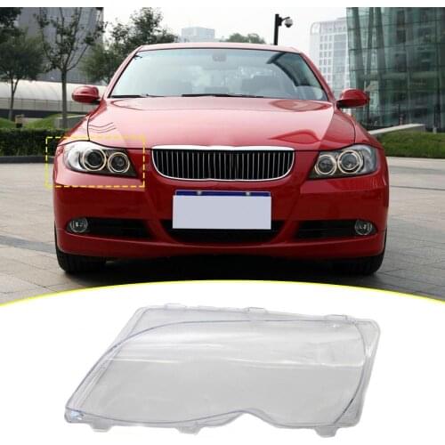 Headlight Shell High Durability Waterproof Plastic Right Left Auto Part Headlamp Lens Cover Lampshade for BMW E46 Sedan 02-05