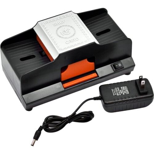 Professional Card Shuffler 1 - 2 Decks High Speed Automatic Plastic Shuffling Machine Playing Card Games Shuffler