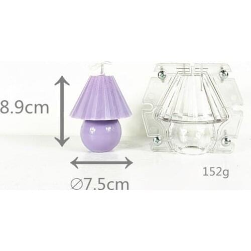 Table Lamp Shaped Candle Making Molds Plastic Candle Soap DIY Making Mould