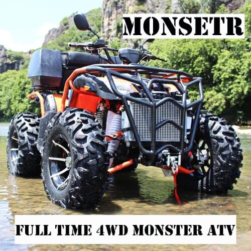 Full Time 4WD Four-Wheel Drive ATV Motorcycle Off-Road 350CC Water-Cooled Engine Shaft Drive ATV All-Terrain Zongshen Motorbike