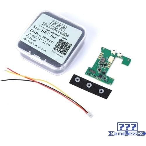 2.4g NameLessRC Star BEC Module 2-6S 5V/2.1A for Naked Gopro Hero8 FPV Racing Freestyle Cinewhoop Ducted Drone DIY Parts
