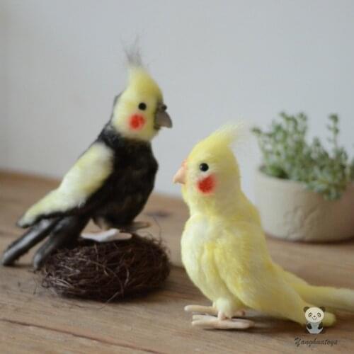 Real Life Bird Doll Plush Toy Mysterious Parrot Dolls Birthday Present Toys For Girls Very Beautiful