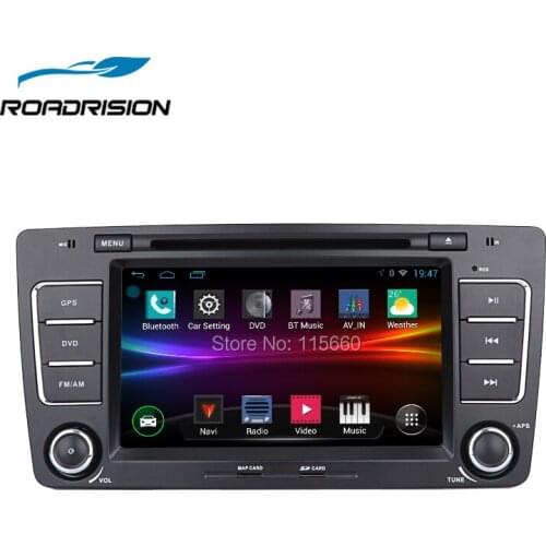 RoadRision 2Din Android 6.0 Quad core 7Inch Car DVD Player For Skoda Octavia 2009-2013 GPS Navigation Bluetooth Radio RDS WIFI