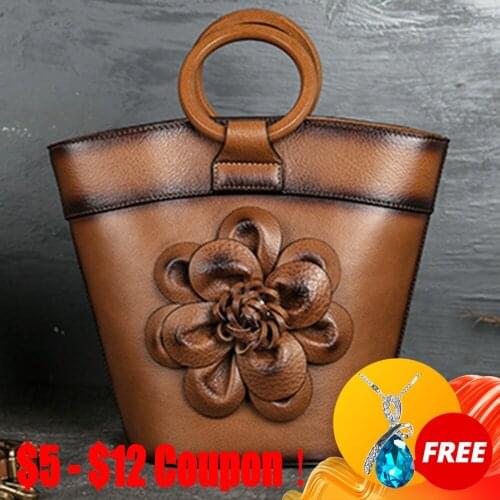 CGA Luxury Handbags 2021New Chinese Style Bags Embroidered For Women High Quality Leather Large Capacity Female Shoulder Bag
