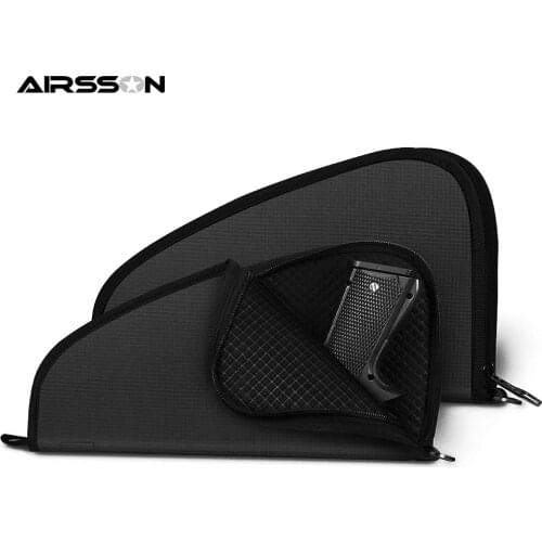 Tactical Gun Holster 1000D Waterproof Gun Storage Pouch Airsoft Padded Concealed Protection Case for Compact Full-Size Handguns