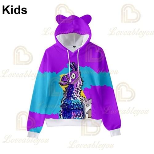Battles Cartoon for Teen Girls Tops Teen Clothes Shooter Kids Hoodie Shooting Game 3D Print Sweatshirt Tops Men and Women