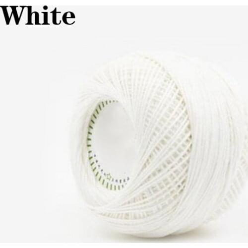 Cotton Cord Thread Yarn for Lace Crochet Knitting Handicraft Tool DIY Hand Stitching Thread Tool Knitting Lace