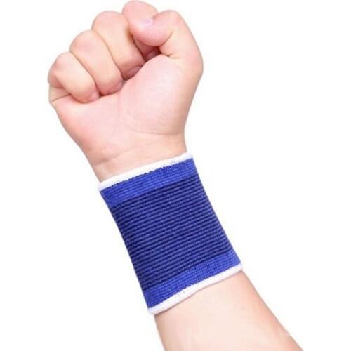 1 Pair Elastic Wrist Support Compression Wristguard Strap Brace Protection Belt Reliable Weightlifting Guard Wrist Cuff Bandage