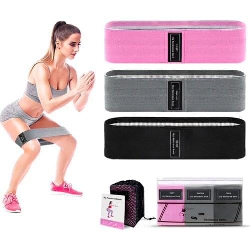 1pcs/3pcs Elastic Yoga Resistance Bands Set Hip Circle Expander Bands Gym Fitness Booty Band Fitness Rubber Band Workout